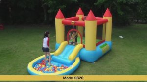 Надувной батут Happy Hop "Загадочный замок" арт. 9820