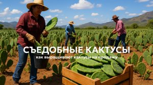 Выращивание кактусов на продажу: как выращивают съедобный кактус нопаль 🌵