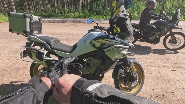 #84-1 CF Moto 800 MT тест драйв | MotoWeekend вместе с ИАТ Спортив