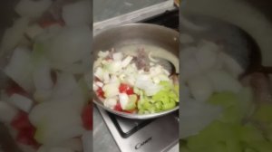 Хашлама из баранины, летний вариант