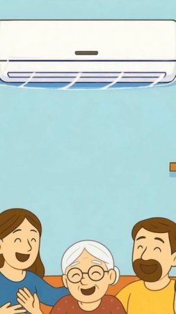 Лайфхак: Комфортный воздух от кондиционера за 3 минуты. Прозрачный экран