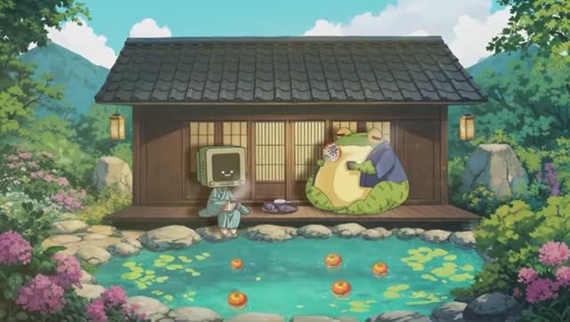 Japanese Garden Lofi Chill with Aesthetic Lofi