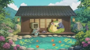 Japanese Garden Lofi Chill with Aesthetic Lofi