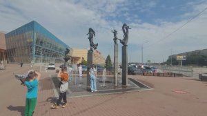 Гранд каньон,  идём по кидсбургу  в бестиарий - музей чудовищ. Макс и Тема .