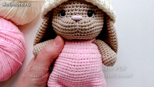 Амигуруми: схема Моя зайка Ми | Игрушки вязаные крючком смотреть онлайн