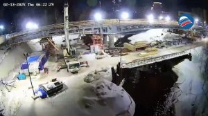 Лобановский мост в Петрозаводске: 10 месяцев труда за 2 минуты