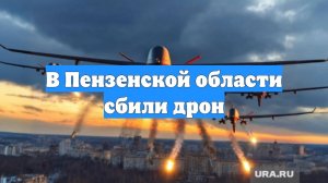 В Пензенской области сбили дрон