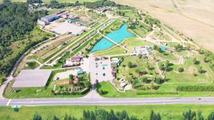 Комплекс Линия Сталина с высоты птичьего полета