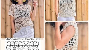 Топ Майка крючком❤️ подборка идей со схемами вязания❤️
#вязаниекрючком