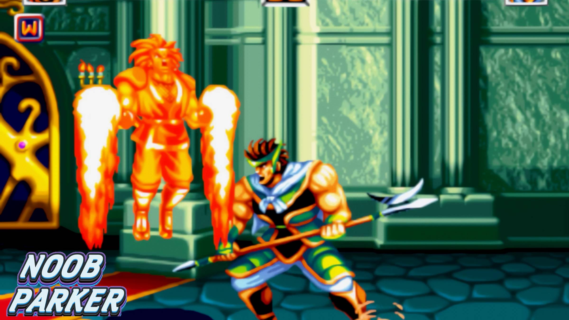 World Heroes 2 Jet - Fuuma  1994 4K ретро аркада