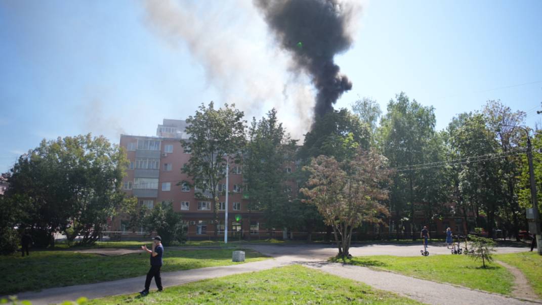 Крупный пожар вспыхнул в колонии Белый лебедь для пожизненно осужденных