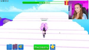 Ностя - РОБЛОКС ПАРКУР, но РИСУЙ чтобы ПРОЙТИ ! 😱 Роблокс Draw Obby