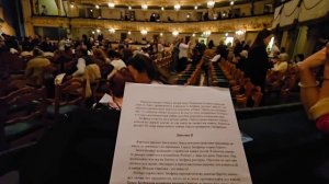 Нам повезло, танцует Хорева! Балет _Лебединое озеро_ Мариинский театр. Саши огорчен, его не узнают.