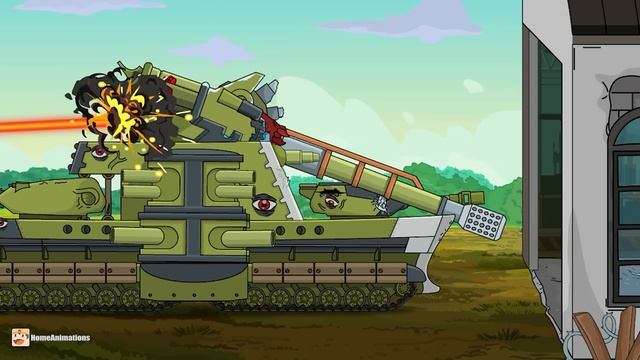 HomeAnimations – Мультики про танки  БЕЗЛИКИЙ КРЕЙСЕР ТАНК vs Боевые КОЛОБКИ !