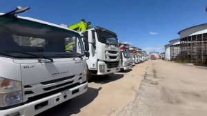Большой ассортимент техники Isuzu в наличии в г.Хэйхэ #автовышки#бетононасос#скмосвалы#кму