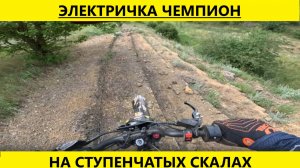 Электричка Чемпион на ступенчатых скалах от Мотобазабиз 8-961-293-43-63