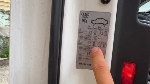 AUDI меняю летнюю резину