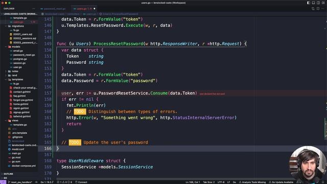 180 - Reset Password HTTP Handlers