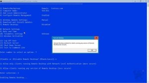Настройка Server Core с помощью Sconfig