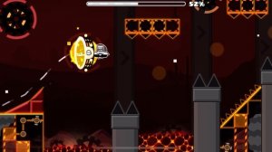 Прошёл уровень firedust dunes в геометри деш