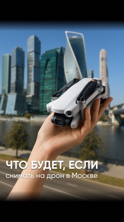 Что будет, если использовать дрон для съемки в Москве? #dji  #квадрокоптеры  #дроныdj  #djimavic3