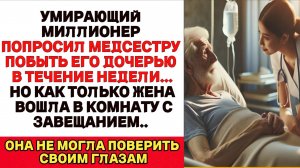 Миллионер попросил МЕДСЕСТРУ притвориться ДОЧЕРЬЮ на НЕДЕЛЮ… когда ЖЕНА и СЫН вошла с ЗАВЕЩАНИЕМ.