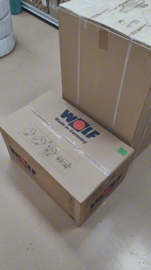 Wolf Комплект Газовый настенный котёл CGG-3-28 с бойлером WTC-150L, датчиками и дымоходом DN60/100