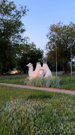 #Панорама Оренбурга - #Арт-объект #Верблюд / #оренбург #достопримечательности #travel #город