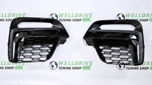 Вставки в бампер BMW X3 G01 X4 G02 дорест M40d