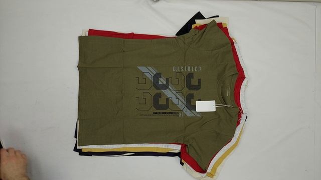 Футболки мужские Milano Bulls сток  оптом 101 пак