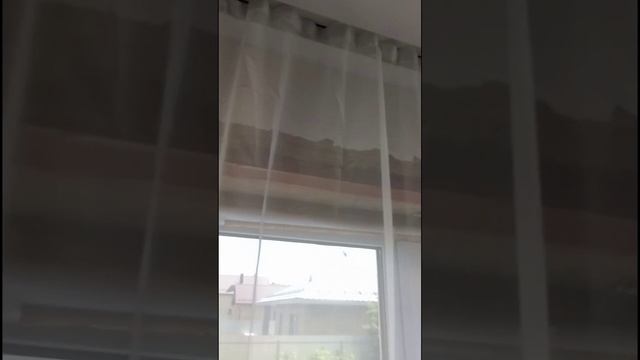 Купила тюль,ну очень прозрачная#дом#интерьер