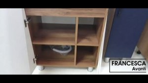 Тумба с раковиной Венеция Камилла 65 синий/морское дерево