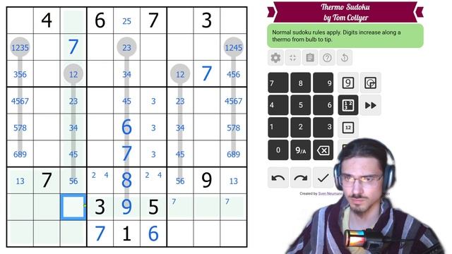 4 - Решаю судоку - (решил) - Термо судоку смотреть онлайн