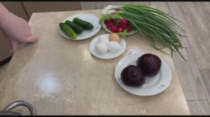 Полезный овощной суп. Овощи, яйца, кефир и минеральная вода . Уникальный вкус!