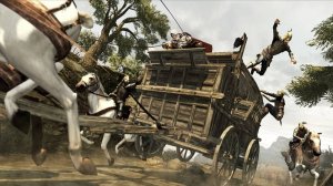 Побег на повозке в Assassin's Creed II.
#сезонконтентаRUTUBE