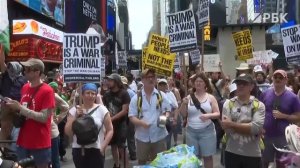 Протест против Трампа в США