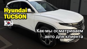 Осмотр Hyundai Tucson в Южной Корее. Или небольшой фрагмент видео-осмотра авто для нашего клиента