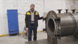 Второй этап сборки водогрейный котел GEYZER, 1000 кВт