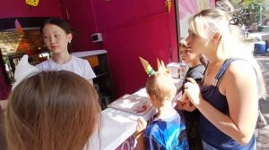 Кыргызстан Бишкек Панфиловский парк,цена на аттракционы и на мороженое