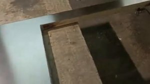 Зашлифованная металлическая столешница