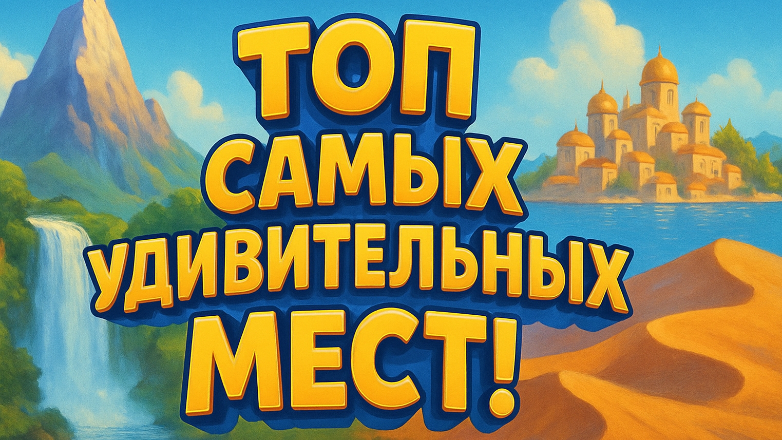 "ТОП САМЫХ УДИВИТЕЛЬНЫХ МЕСТ НА ЗЕМЛЕ! Детская Познавательная История Для Детей | Мультик | Развитие смотреть онлайн