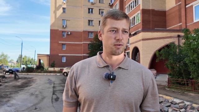 На улице Дергаевской реализуется благоустройство дворовых территорий