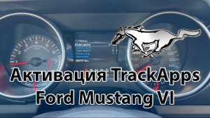 Активация TrackApps Ford Mustang 6