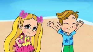 Диана и Рома Диана и Рома учатся плавать и играют в летние игры