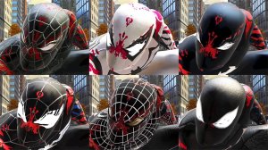 ВСЕ КОСТЮМЫ ЧЕЛОВЕКА ПАУКА И ВЕНОМА В Spider Man Web of Shadows