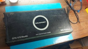 Ремонт усилителя звука BLAUPUNKT GTA 470 Mystic 840 Watts