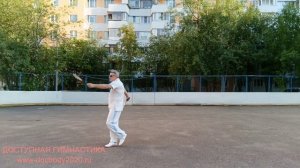 Разминочные упражнения с ракетками для Тайцзи (4)