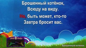 Брошенный котёнок (караоке)