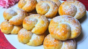 НЕМНОГО КЕФИРА и БЫСТРАЯ ВЫПЕЧКА к ЧАЮ у ВАС НА СТОЛЕ! САХАРНЫЕ Завитушки ПЕЧЕНЬЕ.