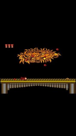 ⚙️ Super Contra X NES — Босс 6 уровня: инопланетянин стреляет червями! 👾🪱